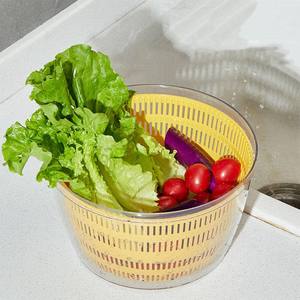 เครื่องปั่นสลัดไฟฟ้าสแตนเลสสีดำเงา พร้อมถังขนาด 4.5 ลิตร ปลอดสาร BPA มอเตอร์รักษ์โลก ได้รับการรับรองมาตรฐาน CE FCC สำหรับใช้ในบ้าน - Product Image 2