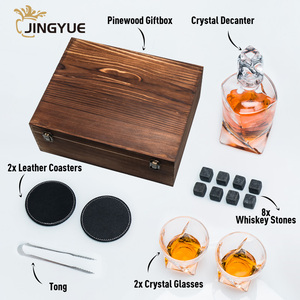 Biểu Tượng Tùy Chỉnh Khắc Cá Nhân Bourbon Whisky Decanter Và 10Oz Whiskey Nếm Kính Bộ Quà Tặng Cho Nam Giới Trong Trong Gỗ Hộp Quà Tặng - Product Image 3