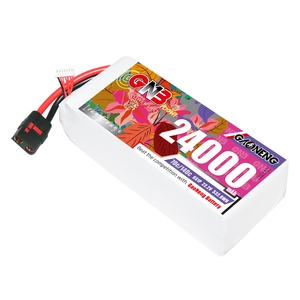 Batería LiPo LiCoO2 GNB240006S70A 6S 22.2V 24000mAh 70C 140C 300 ciclos para Carreras FPV, Helicópteros y Agricultura 25C - Product Image 1