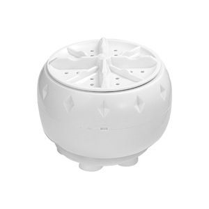 Mini Portable Turbine Washing Machine Automatic Electric Plastic Housing For Travel Dorm Underwear Socks Washing - Product Image 5