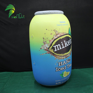 عرض متجر الإعلانات مختومة تعزيز ضربة متابعة زجاجة عصير PVC يمكن على شكل نفخ - Product Image 4