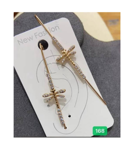 Daiwu — boucles d'oreilles Xuping, bijoux de luxe pour femme, à crochet, multi-prune, cadeaux - Product Image 1