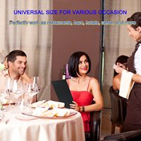 4.15*11 ''PU similicuir Faux cuir carte des vins support de Menu conception personnalisée liste des vins couverture de Menu liste des vins de luxe dossier de Menu