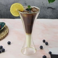 Verre à double paroi de haute qualité pour cocktails et jus