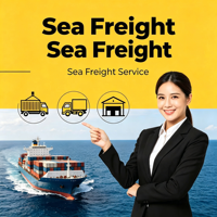 Solution complète de fret maritime tout-en-un avec expédition LCL+Express DDP taxes et livraison incluses pour FBA de Chine vers les États-Unis