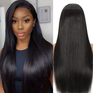Perruques lisses MEILASI avec dentelle <span class=keywords><strong>frontale</strong></span> pour femmes noires, perruque <span class=keywords><strong>frontale</strong></span> HD transparente 13x4 avec cheveux naturels de bébé pour femme noire - Product Image 3