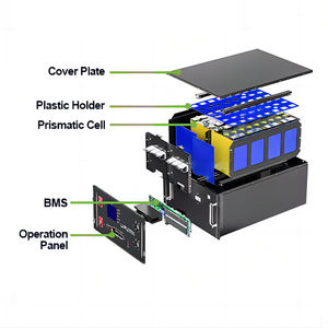 Bateria <span class=keywords><strong>De</strong></span> Litio Solar Lifepo4 Clase a 48V 100ah 5.12kwh 51,2 200ah 10kwh 300ah 300a Baterai Lifepo4 Server Rack Battery Pack - Product Image 4
