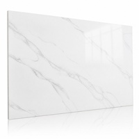 Dalle de pierre frittée polie Super Grade Aristocrat White 1800x1200x9mm avec veinage blanc fini pour mur de cuisine, sol et projets hôteliers