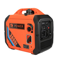 Générateur silencieux à démarrage à distance 4000W 5Kw 10Kva, puissance double 2 Kw 3Kw 3.5Kw, portable, essence, petit générateur 004-007