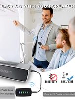 Panvotech – Microphone micro sans fil portable USB, ordinateur professionnel, pour téléphone, PC portable, enseignement Vlog