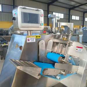 Machine industrielle de découpe de viande fraîche, type convoyeur, pour trancher la viande, le fromage et le <span class=keywords><strong>chorizo</strong></span>, destinée aux usines de transformation de porc, de bœuf et de poulet - Product Image 4