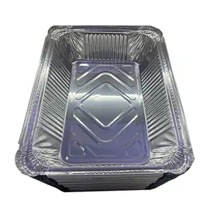 Aikou 125ml 250ml 450ml Food Grade Foil Container for Cheesecake Custom Aluminium Foil Baking Pan/Tray With Plastic Lids