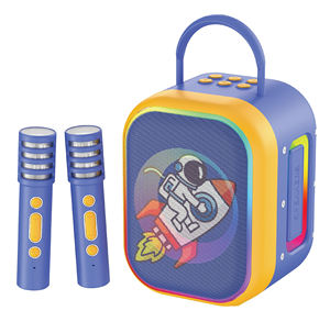 PJT-BSP2302 Haut-parleur portable mini karaoké avec micros sans fil pour la maison, les voyages et les soirées - Product Image 2