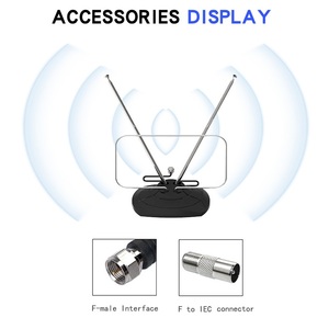Nueva Antena de TV HD Portátil de Alta Ganancia, Antena Digital HDTV VHF DVBT T2 para Interiores de Largo Alcance - Product Image 3