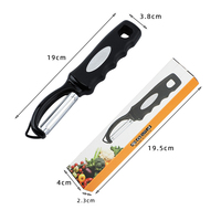 Goede Ergonomische Grepen Draaibare Groente-Fruitschiller Aardappelschiller Inbouw Aardappeloogverwijderaar Plantaardige Aardappelschiller