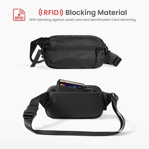 Bolso Bandolera de 1.5L con Bloqueo RFID, Bolso Cruzado Minimalista para <span class=keywords><strong>Pecho</strong></span> y <span class=keywords><strong>Hombro</strong></span> - Product Image 5
