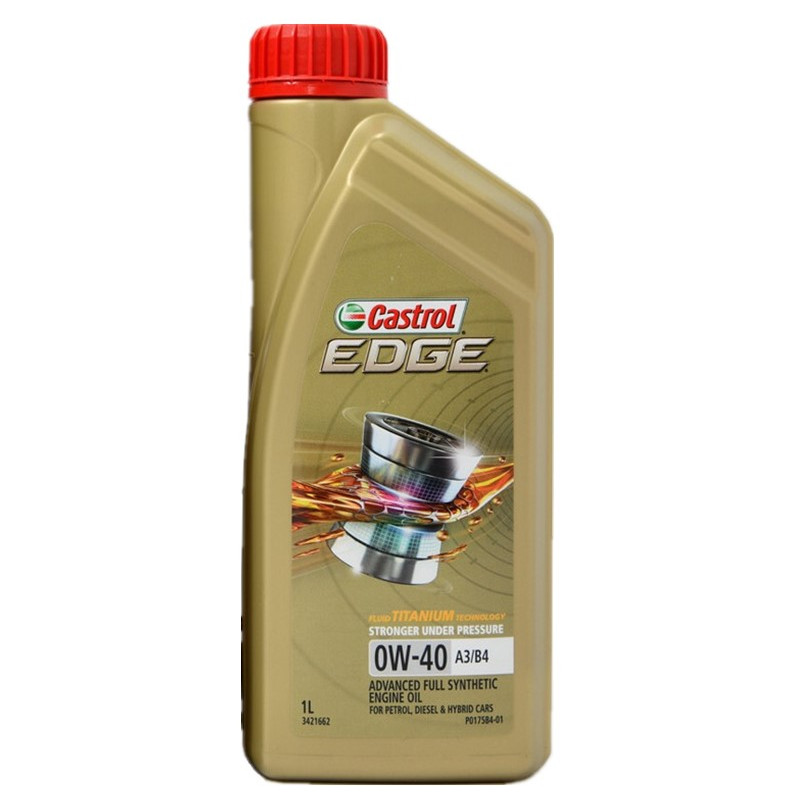 Genuine Edge 0W-40 SN/CF, Fluid Titanium, Full Synthetic Motor Oil, 24 Bottles/Carton Oil Parts Image 2