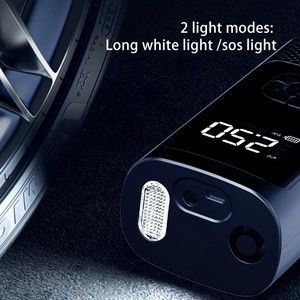 Thông Minh Kỹ Thuật Số 12V Xe Lốp <span class=keywords><strong>Inflator</strong></span> 150PSI Xách Tay Điện Có Ghi Điện Xe Lốp Bơm Với Áp Suất Lốp - Product Image 4
