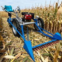 Moissonneuse agricole pour blé, riz, luzerne, batteuse, coupe-herbe pour riz paddy, machine de récolte, tracteur à conducteur marchant, tondeuse à gazon pour la ferme
