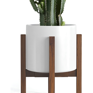 Soporte Ajustable de Bambú para Plantas de Interior, Marrón, de un Solo Nivel, Soporte de Pared para Plantas, Estilo Moderno de Mediados de Siglo, Estante para Macetas para Cocina - Product Image 6