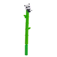 Bolígrafo de Gel Creativo de Plástico Suave con Diseño de Panda, 0.5mm, Papelería de Dibujos Animados, para Estudiantes y Oficina, Venta al Por Mayor