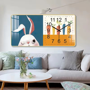 2025 new light luxury living room decorative painting <strong>wall</strong> <strong>clock</strong> porch <strong>wall</strong> <strong>clock</strong> creative <strong>silent</strong> <strong>wall</strong> <strong>clock</strong> - Product Image 4