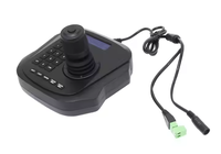 Pengontrol Kamera PTZ Analog RS485 Ukuran Mini CE FCC Rohs 4D Joystick Keyboard Kompak untuk Kontrol Housing Kamera CCTV 360 Muti-PTZ