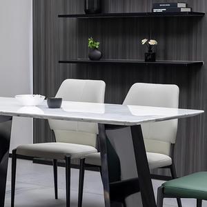 Rising Top Quality Oval Home <span class=keywords><strong>Furniture</strong></span> Comedor Juego Mesa de mesa de comedor de mármol blanco moderno para Villa <span class=keywords><strong>Casa</strong></span> de lujo - Product Image 6