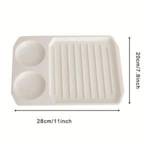 Utensilios de Cocina de Plástico para Microondas, Rejilla para Bacon, Bandeja para Hornear, Apta para Horno, Soporte para Carne, Fácil de Limpiar, Ecológico - Product Image 4