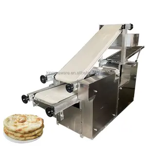 Pita roti datar mesin pembuat roti Arab lini produksi