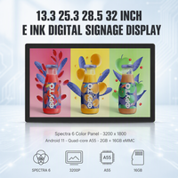 Écran d'affichage numérique E Ink Spectra 6 couleurs 13,3 25,3 28,5 32 pouces, 3200x1800, 2 Go, 16 Go EMMC, Android 11, Quad Core A55
