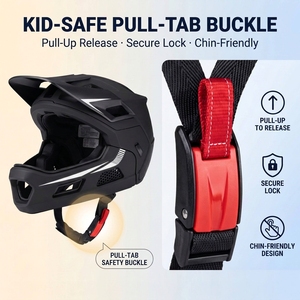 <span class=keywords><strong>Casco</strong></span> Ligero <span class=keywords><strong>Desmontable</strong></span> para Niños, Integral, Doble Propósito, para Bicicleta de Montaña, Descenso, Bicicleta de Equilibrio y Patinete - Product Image 5