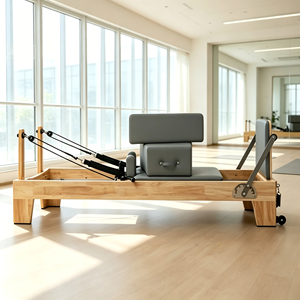 Machine de gymnastique sur mesure en bois de chêne de haute qualité, Reformer <span class=keywords><strong>Pilates</strong></span>, à vendre - Product Image 1