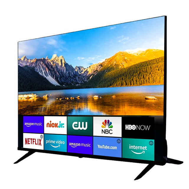 48 Hours Aging Inspection Wholesale 4K WiFi for LCD TV 24"-100" LED HDTV A+ Display OEM ODM