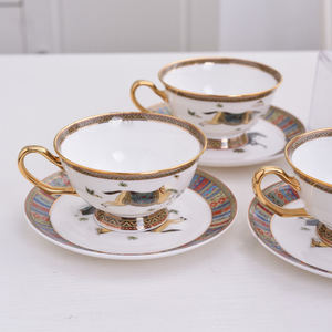 Dinner Sets Dinnerware Sets <b>Kitchen</b> <b>Accessories</b> Exquisite Ceramic Four War Horses Porcelain Luxury Europe Good Selling 58 Pcs - Product Image 6
