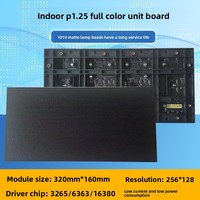 Panneau d'affichage LED en aluminium couleur P1.25 intérieur haute luminosité IP65 2.5mm grand écran avec SDK pour la publicité