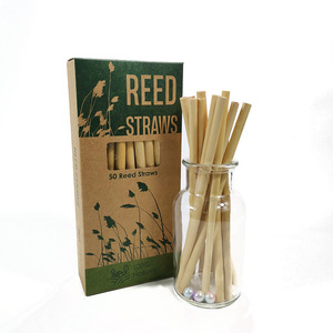 Amazon Amazon Hot Sell Eco Friendly Biodegradable Natural Reed Rice Straws With Boxed