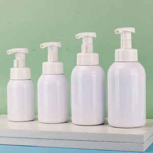 300ML Witte PET Pompfles voor Gezichtsreiniger & Handdesinfectiemiddel, 500ml inhoud, Zeefdruk, Optie voor aangepast logo, Cosmetische kwaliteit - Product Image 1