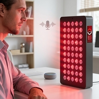 Panneau de luminothérapie LED à commande vocale pour bureau, multi-longueurs d'onde, lumière bleue, lumière rouge