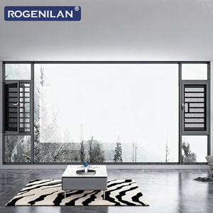 <span class=keywords><strong>Fenêtre</strong></span> à battant en aluminium Rogenilan, moderne, résistante aux ouragans, avec isolation thermique, verre, ouverture basculante, pour résidence - Product Image 3