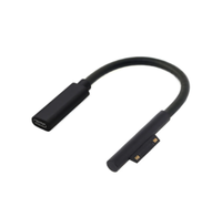 Connexion Surface 15V 3A au câble de charge rapide de type C PD pour Microsoft Surface Pro 8 7 6 5 4 3 Go 3 2 1 ordinateur portable 4 3 2 1
