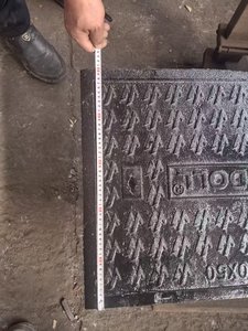 Grille de drainage en <span class=keywords><strong>fonte</strong></span> ductile pour allée, couvercle de <span class=keywords><strong>caniveau</strong></span> métallique, couvercle de drainage extérieur robuste pour garage EN124 <span class=keywords><strong>B125</strong></span> - Product Image 3