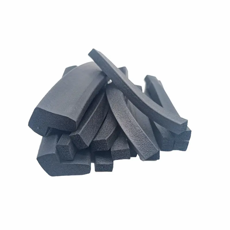 Single Sided Adhesive Rectangle EPDM Rubber Sponge Seal Strip