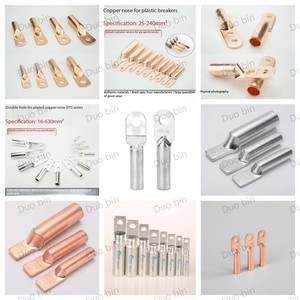 DL DTL DT Cooper Aluminium-/Kupferkabel klemme Verdrahtung schuh Ring-Typ Kompression stecker Hochspannung draht DTF-10 Säure gewaschen - Product Image 2
