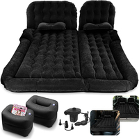 Matelas auto-gonflant lit gonflable de voiture fendu lit de voyage dans le matelas de voiture siège de lit de voiture matelas d'air