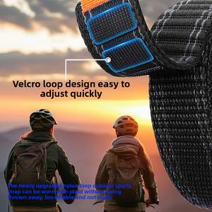 Montre en nylon compatible Wild Force à dégagement rapide en acier inoxydable Orange jaune Garmin Fenix 8/7/6/E/<span class=keywords><strong>7X</strong></span>/7S Series Compatible - Product Image 3