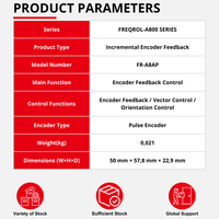 Carte d'option de retour d'information par encodeur spécialisé Mitsubishi FREQROL-A800 FR-A8AP pour le contrôle vectoriel