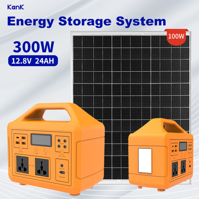 Solar Generator with AC/DC/USB Output Portable Solar Generator