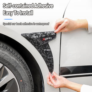 Universal Auto Exterior <strong>Accessories</strong> 2PCS <strong>Car</strong> Fender Side Vents Decal TPU Dart Shape Decorative Stickers - Product Image 2