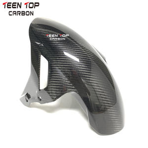 Piezas de motocicleta de fibra de carbono de alta calidad TEENTOP, guardabarros delantero de fibra de carbono brillante de sarga 3K para <span class=keywords><strong>S1000RR</strong></span> /S1000R /HP4 S1000XR - Product Image 2